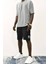 Bağcıklı Yaka Detaylı Oversize Tshirt 3