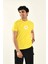 Papatya Nakış Detaylı Bisiklet Yaka T Shirt 1