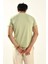 Papatya Nakış Detaylı Bisiklet Yaka T Shirt 4