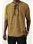 Bağcıklı Yaka Detaylı Oversize Tshirt 1