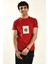 Işleme Detaylı Bisiklet Yaka T-Shirt 5