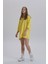 Kadın Sırt Baskı Detay Oversize T-Shirt Elbise 1
