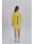 Kadın Sırt Baskı Detay Oversize T-Shirt Elbise 4