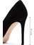 Kadın Siyah Ince Topuklu Süet Deri Stiletto 24WFD122810 2