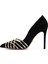 Kadın Siyah Ince Topuklu Süet Deri Stiletto 24WFD122810 3