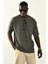 Yeşil Bağcıklı Yaka Detaylı Oversize Tshirt 1