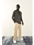 Yeşil Bağcıklı Yaka Detaylı Oversize Tshirt 3