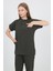 Plumeria Hakim Yaka Koyu Haki Unisex Uniforma (Likralı) Xs - Takım - Hayır Isim Yazılmasın 5