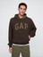 Erkek Kahverengi Gap Logo Houndstooth Desenli Sweatshirt 1