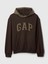 Erkek Kahverengi Gap Logo Houndstooth Desenli Sweatshirt 2