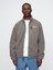 Erkek Gri Gap Logo Arctic Fleece Fermuarlı Ceket 1