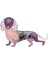 Mor Tarzı Kızlar Kadınlar Için Takılar Kolye Eşarp Dekorasyon Hediye Dachshund Köpek Broş Elmas Rhinestone Enamel Alaşım Hayvan Takı (Yurt Dışından) 1