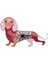 Mor Tarzı Kızlar Kadınlar Için Takılar Kolye Eşarp Dekorasyon Hediye Dachshund Köpek Broş Elmas Rhinestone Enamel Alaşım Hayvan Takı (Yurt Dışından) 4