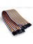 20CM 40 Pin Erkek Dişi Dupont Kablo Ayrılabilir 2.54MM 10 Renk Breadboard Atlama Kablosu Jumper Test Prototip Deneme Devre Bağlantı Tel 5