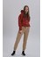 Siyah Meyve Aksesuarlı Kapüşonlu Üç Iplik Sweatshirt 4