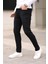 Erkek Jean Slim Fit Dar Paça Likralı Esnek Kot Pantolon 2