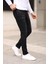 Erkek Jean Slim Fit Dar Paça Likralı Esnek Kot Pantolon 4