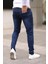 Erkek Jean Slim Fit Dar Paça Likralı Esnek Kot Pantolon 2