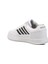 Beyaz-Siyah Bağcıklı Unisex Spor Ayakkabı 074 G 4