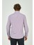 Erkek Slim Fit Ekoseli Uzun Kollu %100 Pamuk Gömlek 2060 Bordo 4