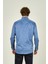 Figs Erkek Slim Fit Uzun Kollu Pamuklu Parlak Kumaş Gömlek 0013 Indigo 4