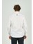 Erkek Slim Fit Desenli Uzun Kol %100 Pamuk Gömlek 2041 Ekru 4