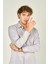 Figs Erkek Slim Fit Uzun Kollu Pamuklu Parlak Kumaş Gömlek 0013 Lila 2