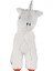 Valeria Unicorn Beyaz Turuncu Ayaklı Peluş 2