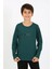 Erkek Çocuk Uzun Kol Penye Pijama Takım 20437 Zümrütyeşili 3