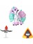 Battle 3'lü Figür S14 Pikipek-Galarian Ponyta-Snorunt 1