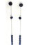 Sky Diamond Blue Creative Sapphire 925AYAR Gümüş Lüks Sallantılı Küpe 2