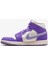 BQ6472-504 Nike Air Jordan 1 Mid Sneaker Spor Mor Kadın Ayakkabı 4