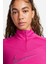 Dri-Fit Running Swoosh Fuşya Renk Kadın Çeyrek Fermuar Antrenman Üstü 3