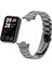 Xiaomi Redmi Watch 4/mi Band 8 Pro/mi Band 9 Pro Uyumlu Paslanmaz Çelik Ayarlanabilir Kordon 2
