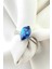 Sky Diamond Blue Creative Sapphire 925AYAR Gümüş Damla Yüzük 1