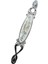 Miray 128 mm Metal Krom Kasa Beyaz Motifli / 5 Adet 2
