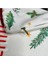 Merry Christmas Sloganlı Dekoratif Kırlent Kılıfı Bordo Fitilli 5
