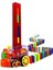 Domino Tren 60 Parça Sesli Tren Seti Mega Set Domino Taşı Dizen Tren Sesli Işıklı 1