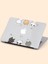 Macbook Air (M2-M3) Kılıf 15 Inç A3114-A2941 2023/2024 Şeffaf Sert Kapak Koruma Macup-23 Kediler Hello Turuncu 1