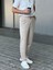 Erkek Ipli ve Beli Lastikli Jogger Chino Pantolon 2