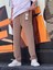 Yeni Sezon Rahat Kalıp Esnek Kumaş Beli Lastikli Baggy Jogger Pantolon 1