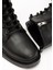 Siyah Bağcıklı Fermuarlı Günlük Kadın Bot 5