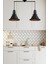 Ikili Spor Siyah Avize Modern Dekoratif Sarkıt Lamba Resatoran Showroom Fitness Ana Okulu Ev 2
