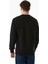 3 Iplik Yazı Nakışlı Bisiklet Yaka Sweatshirt 3