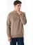 3 Iplik One Step Ahead Baskılı Dik Yaka Sweatshirt 1