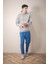 3 Iplik Ny Baskılı Kapüşonlu Sweatshirt 3