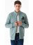 3 Iplik Harf Baskılı Fermuarlı Dik Yaka Sweatshirt 2