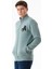 3 Iplik Harf Baskılı Fermuarlı Dik Yaka Sweatshirt 4