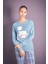 Kedi Nakışlı Bisiklet Yaka 2 Li Pijama Takımı 4