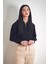 3 Iplik Basic Kapüşonlu Crop Sweatshirt Hoodie 1